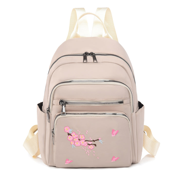Elegant Embroidered Mini Backpack