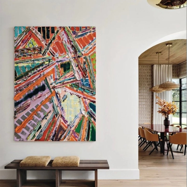 Modern Minimalist Geometric Canvas Artwork