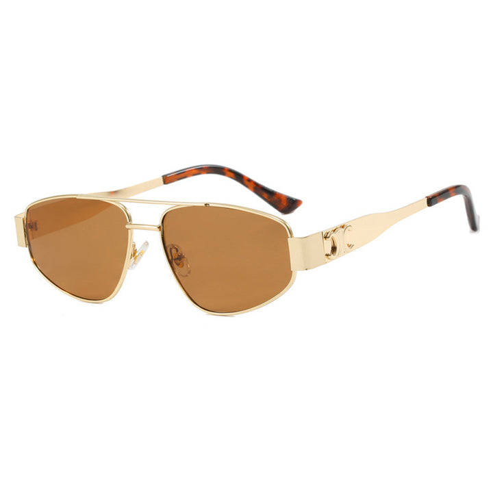 Ladies sporty sunglasses with polarized lenses and elegant metal frame Kalsten