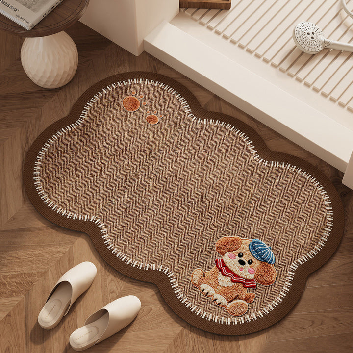 Whimsical Pet-Themed Area Rug