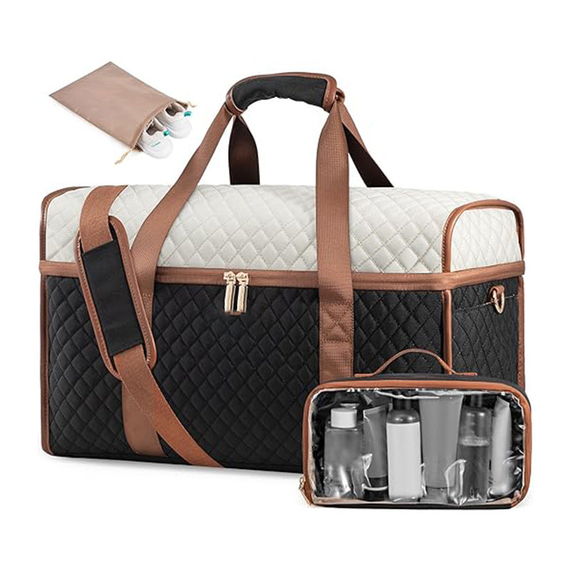 Elegant cosmetic storage bag with removable organizer Kalsten