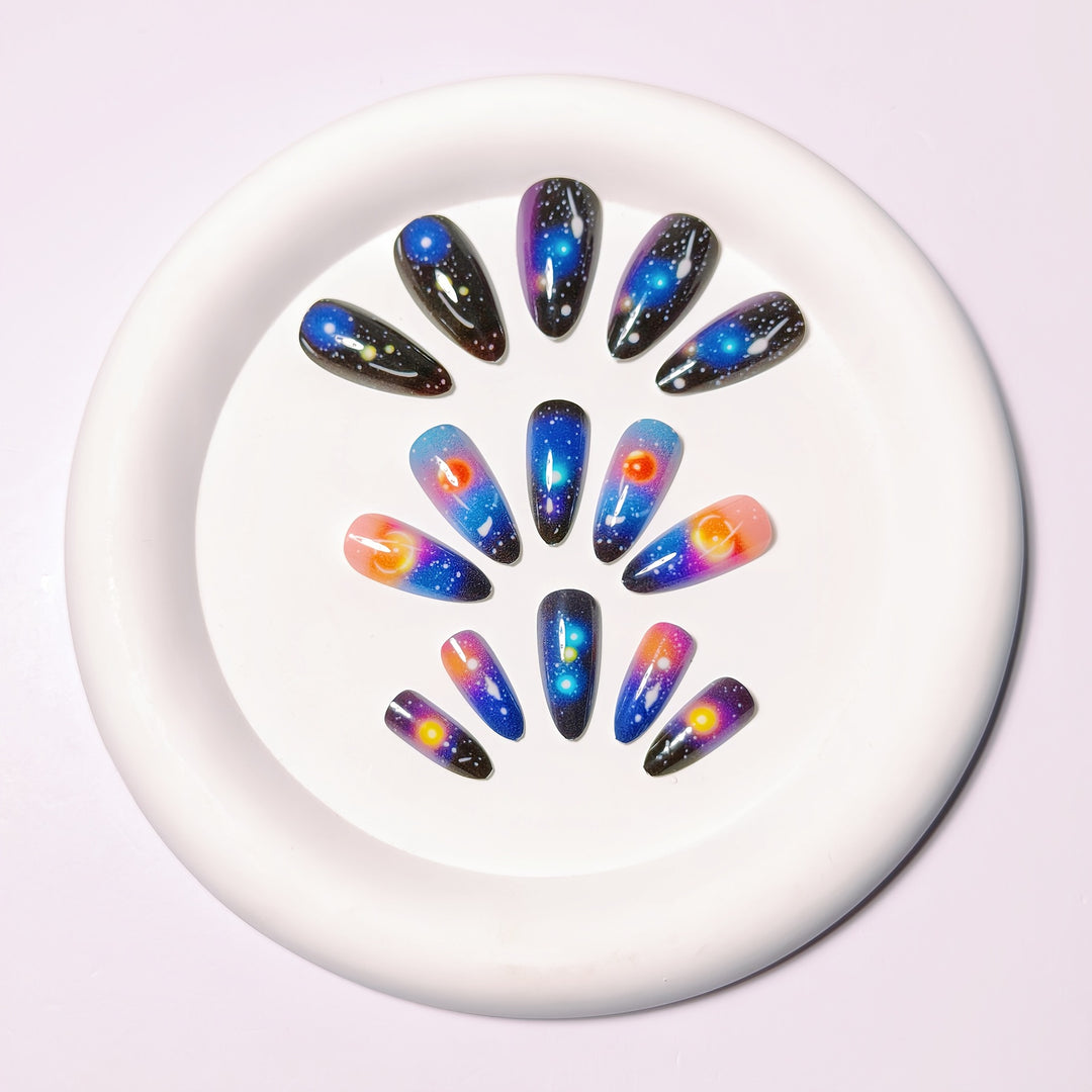 Artificial Nails in Fascinating Galaxy Design Kalsten