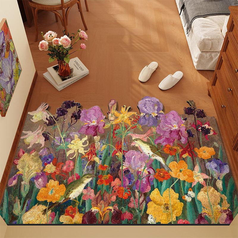 Floral Themed Area Rug