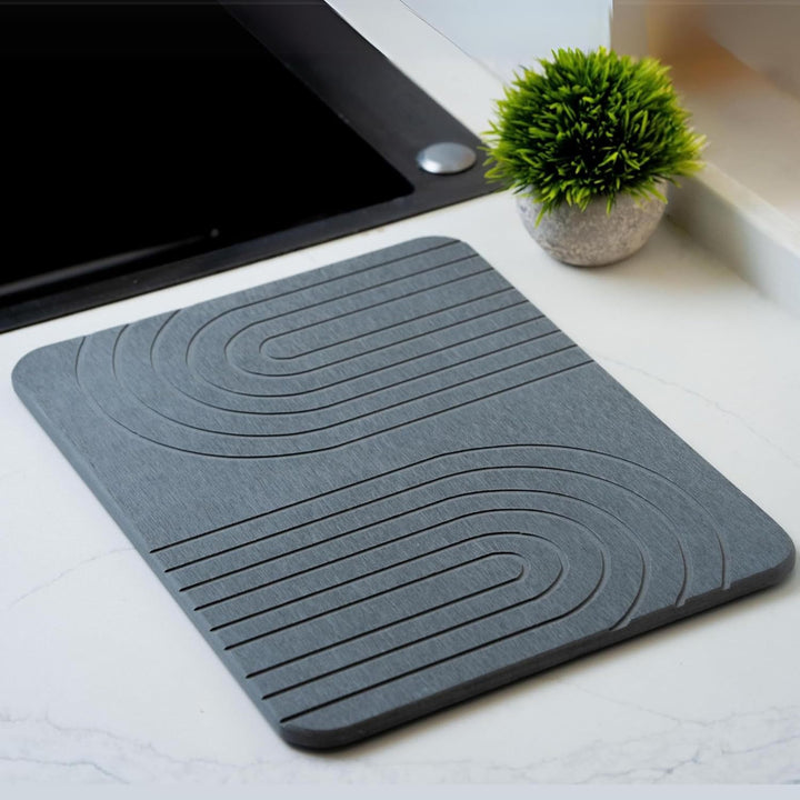 Ergonomic Dish Draining Mat