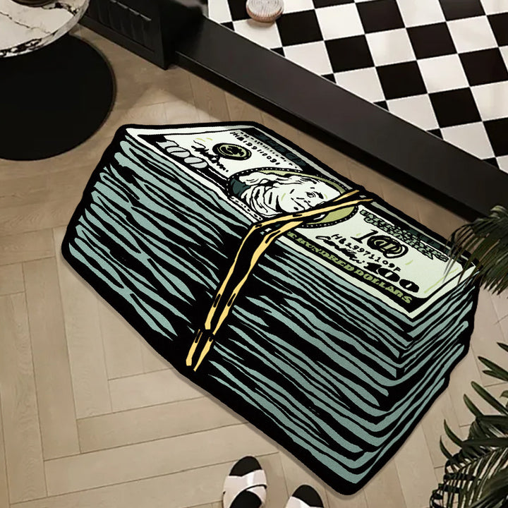 Money Roll Decorative Area Mat