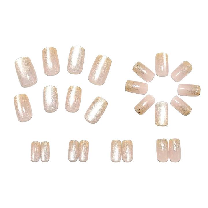 Artificial nails with elegant glitter accents Kalsten