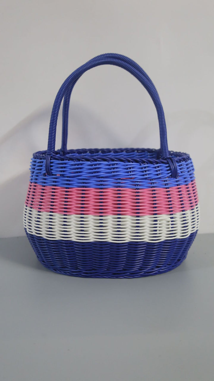 Women Handwoven Basket with Sturdy Handles Kalsten