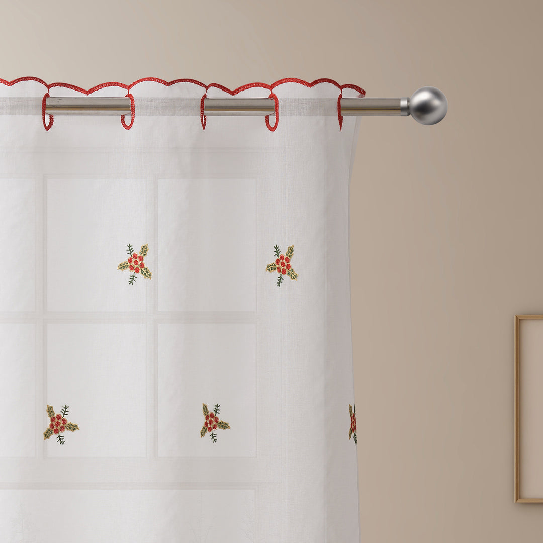 Festive Decorative Window Curtains