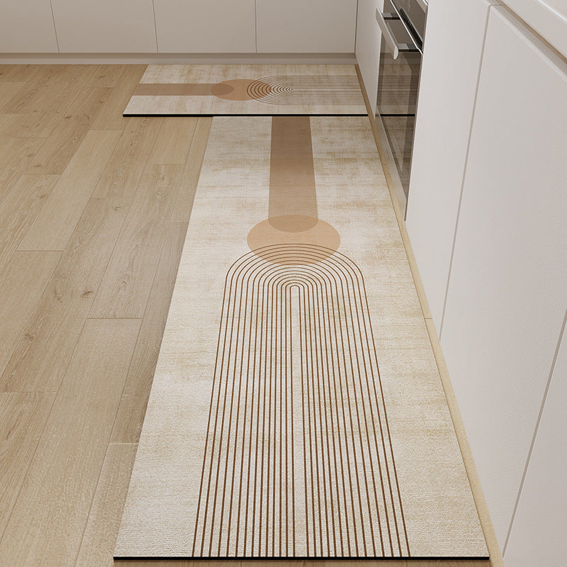 Abstract Pattern Kitchen Runner Mat