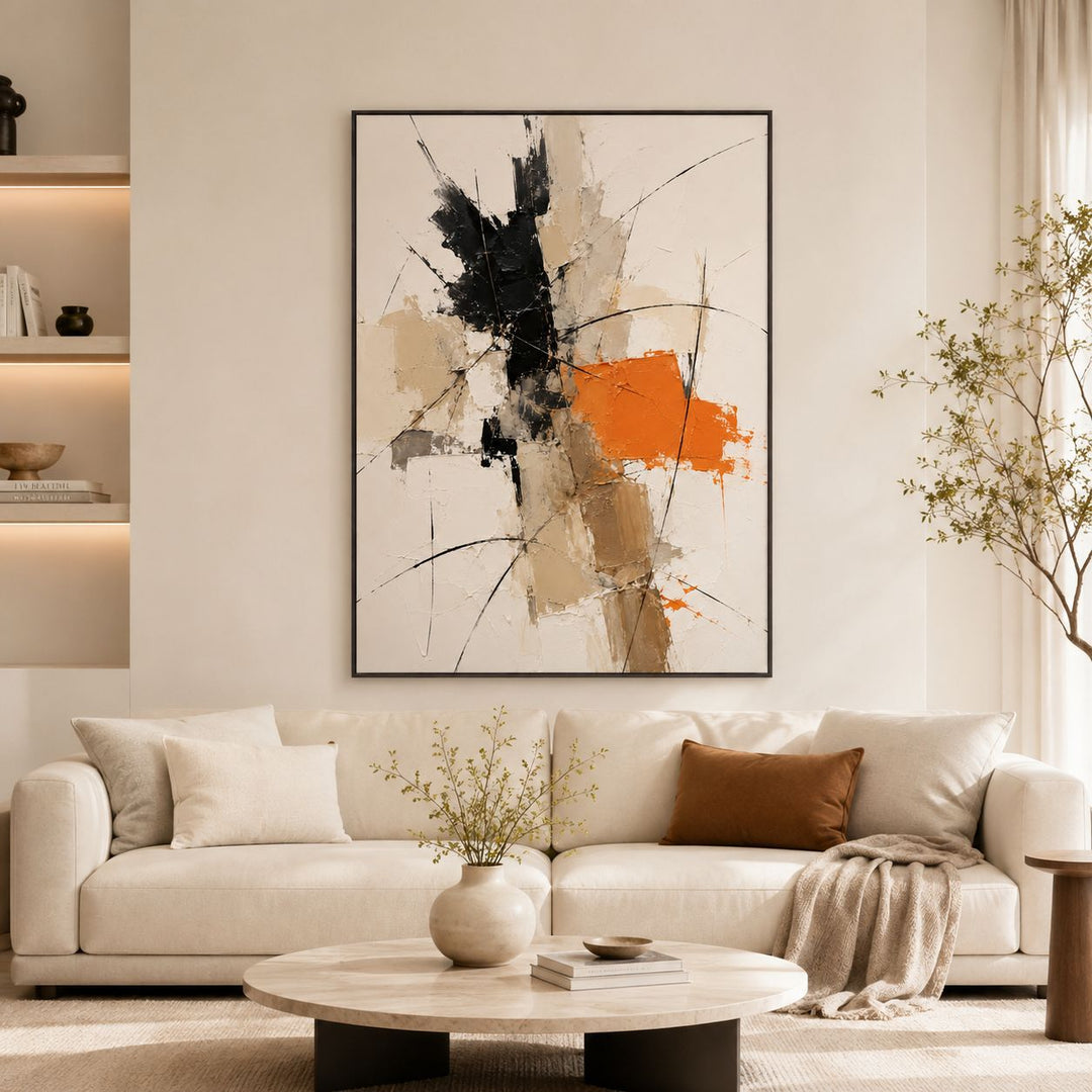 Abstract Expressionist Canvas Art for Home