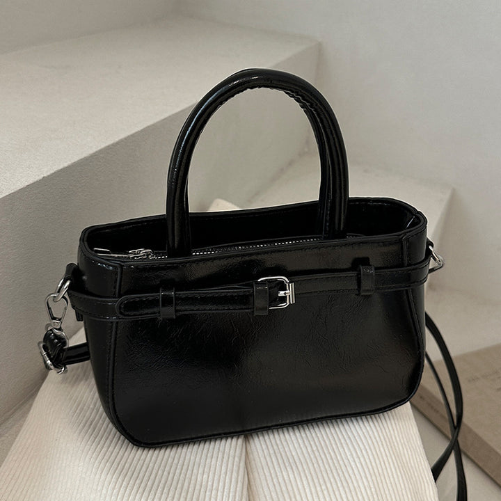 Compact Structured Crossbody Handbag