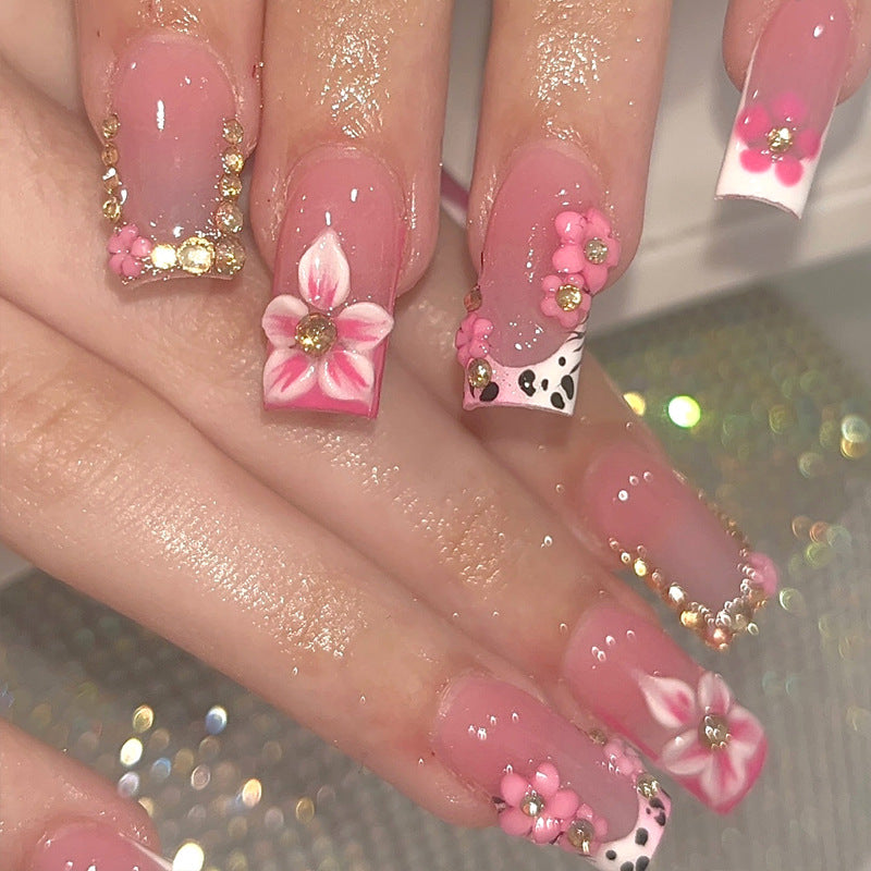 Artistic Floral Press-On Nail Design Kalsten 1789389515