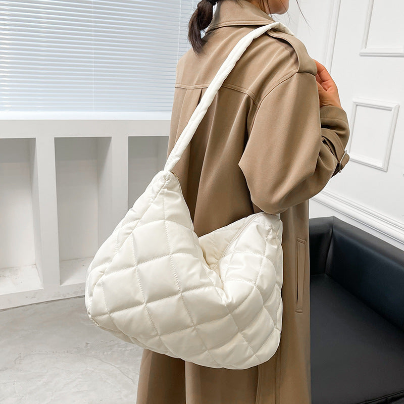 Quilted Hobo Handbag