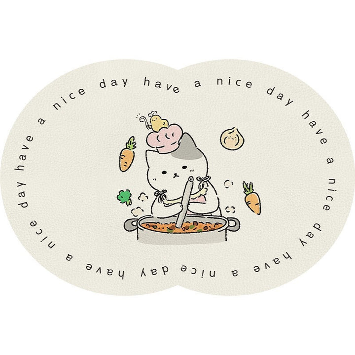 Unisex Cute Cartoon Pet-Themed Mat Kalsten