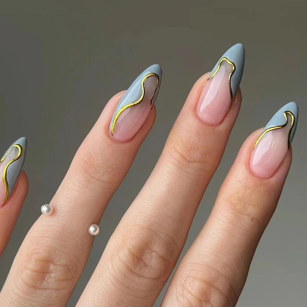 Stylish Decorative Press-On Nails Kalsten