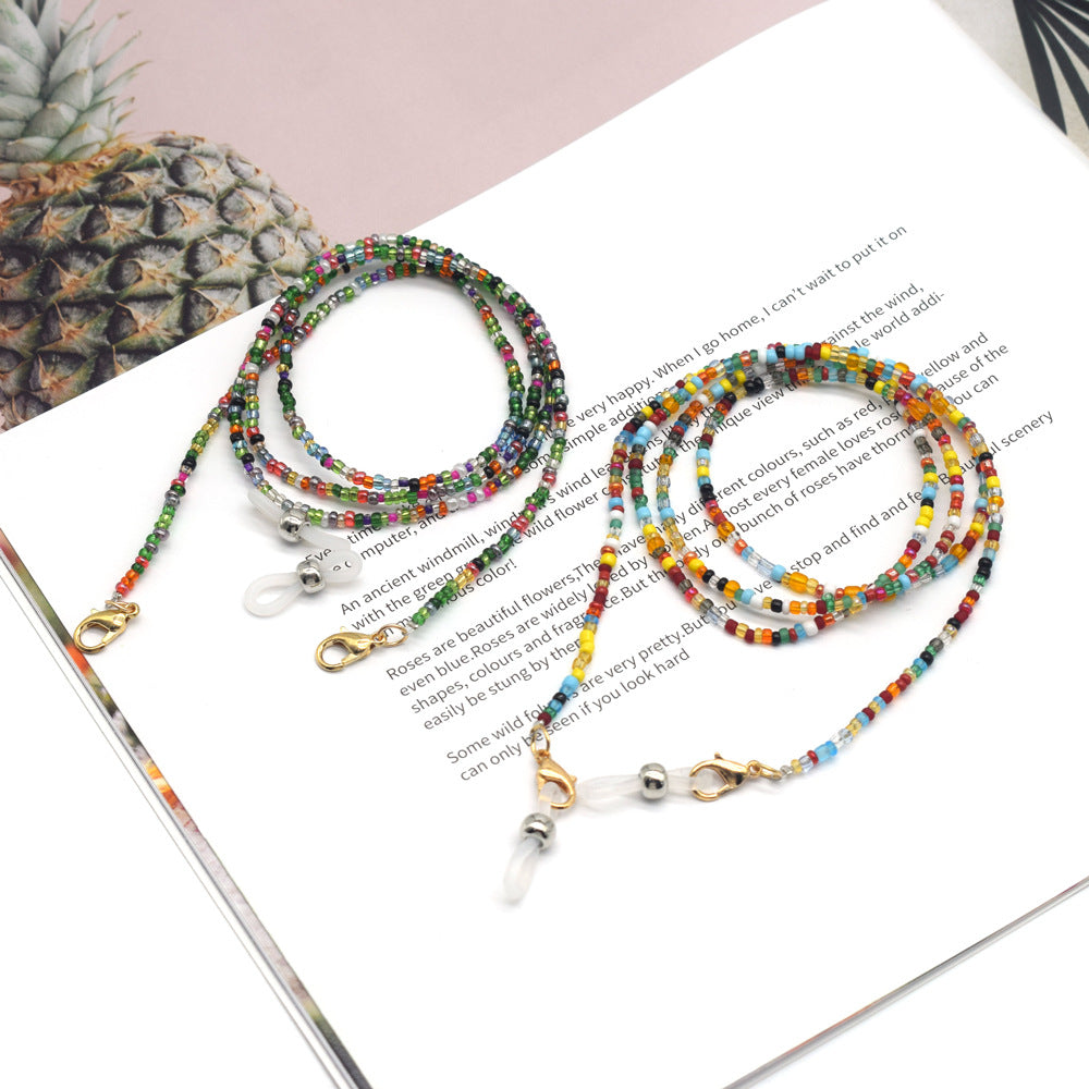 Colorful Multi-Textured Eyewear Chain Kalsten