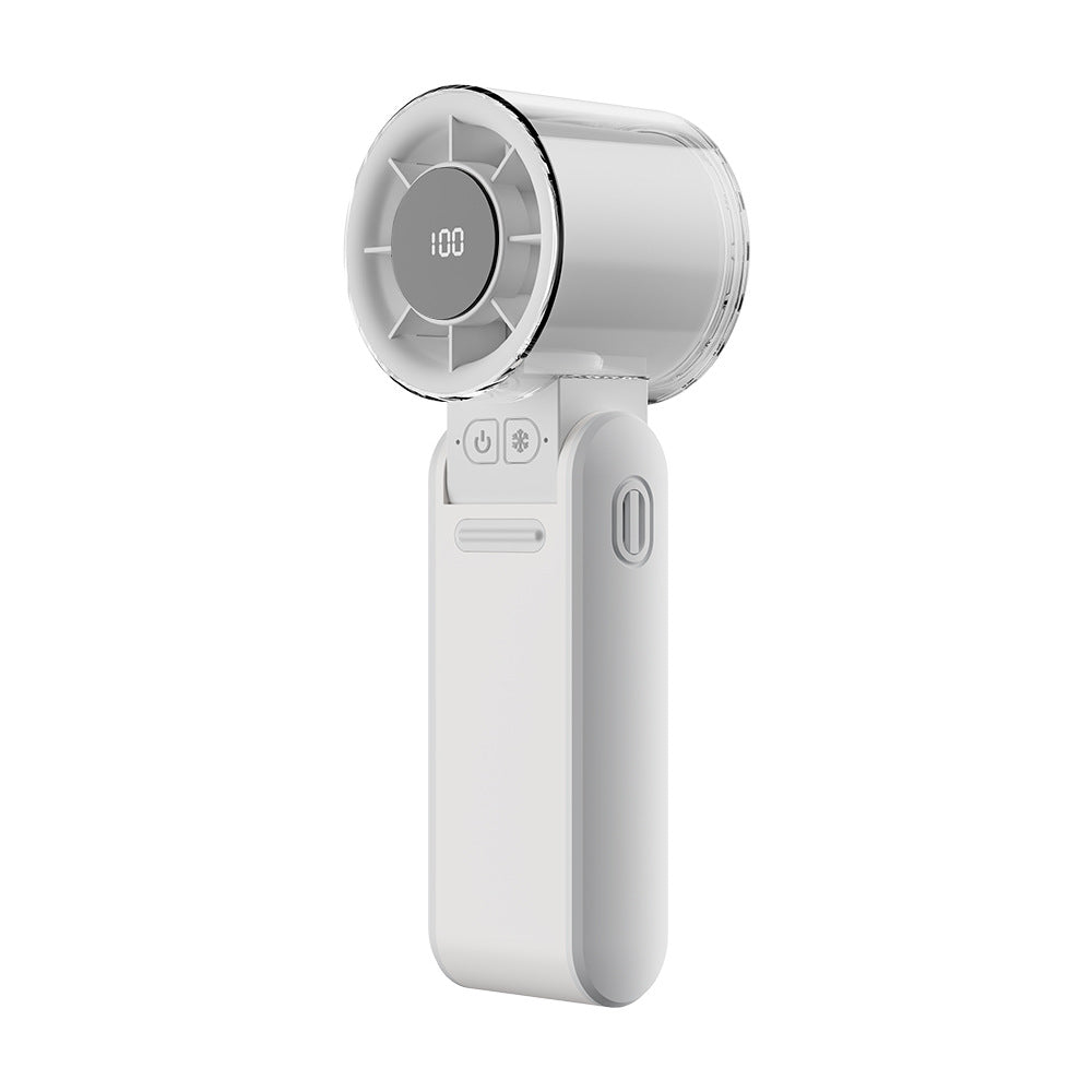 Women's Portable Mini Fan with USB Charging Function and LED Display Kalsten