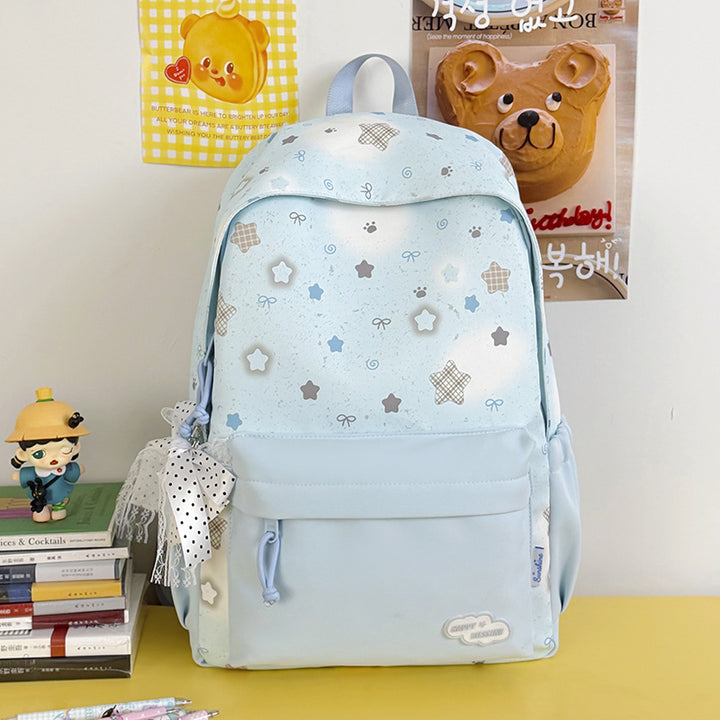 Fun Decorative Star-Patterned Backpack Kalsten