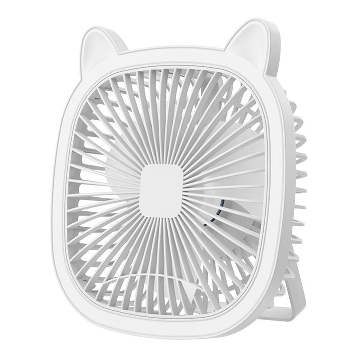 Ladies Portable Mini Table Fan in Cute Cat Design Kalsten