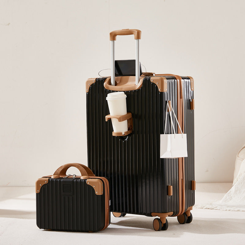 Unisex Multi-Functional Spinner Luggage Set with Hard-Shell Construction Kalsten