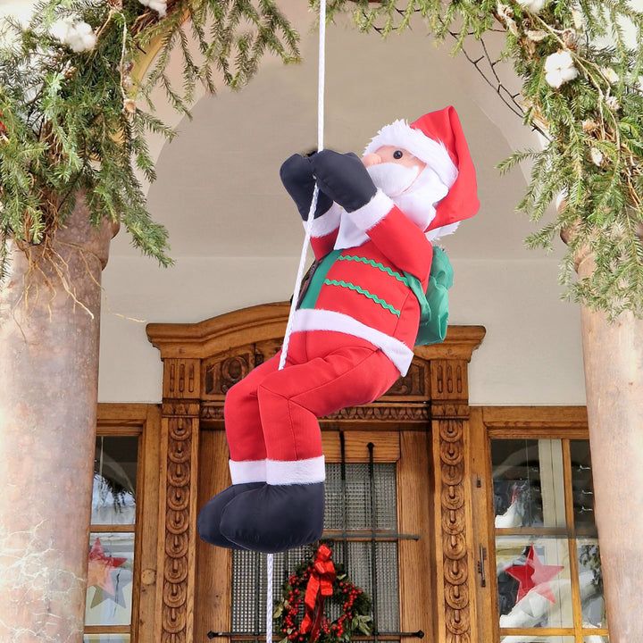 Decorative Santa Claus figure with rope