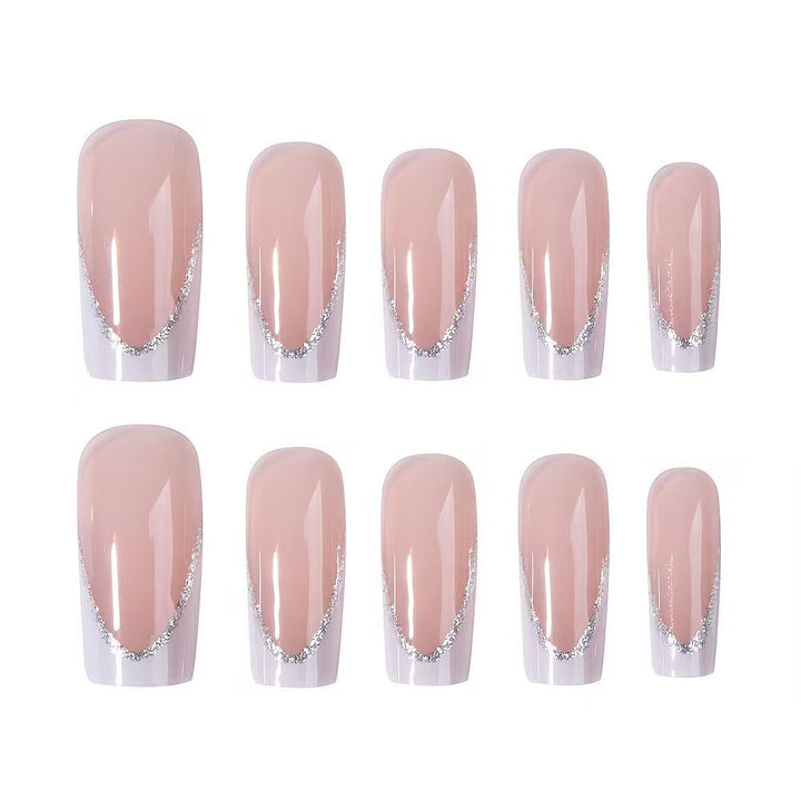 Elegant French Tip Press-On Nails Kalsten