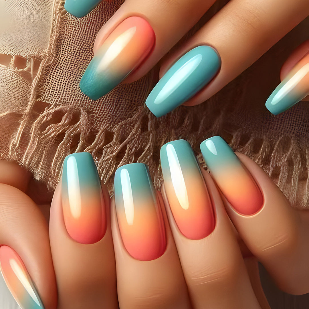 Ombre Press-On Nail Set Kalsten
