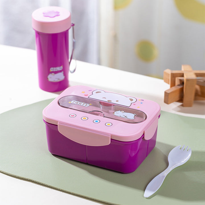 Cute Bear-Themed Bento Box