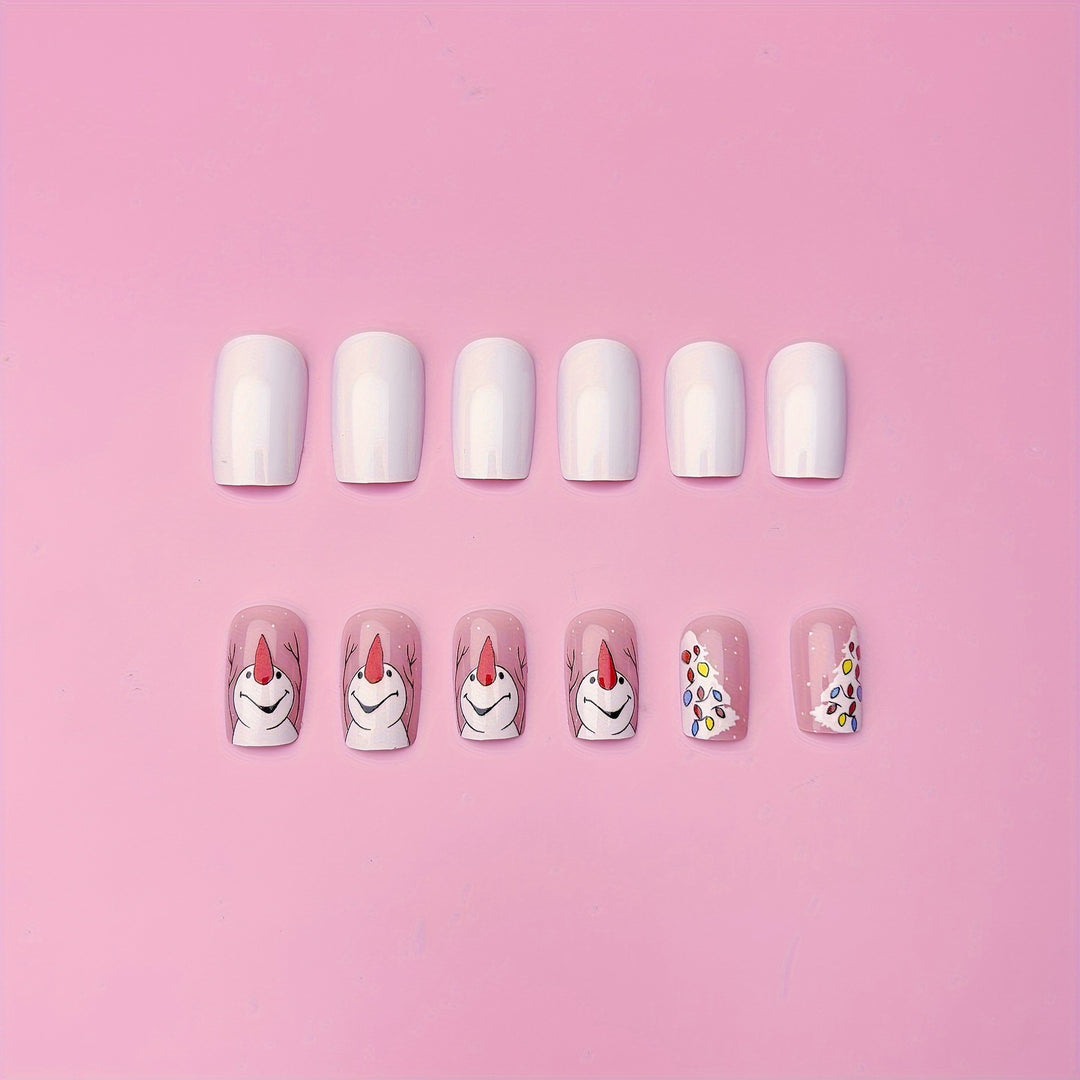 Festive Winter Nail Art Kalsten