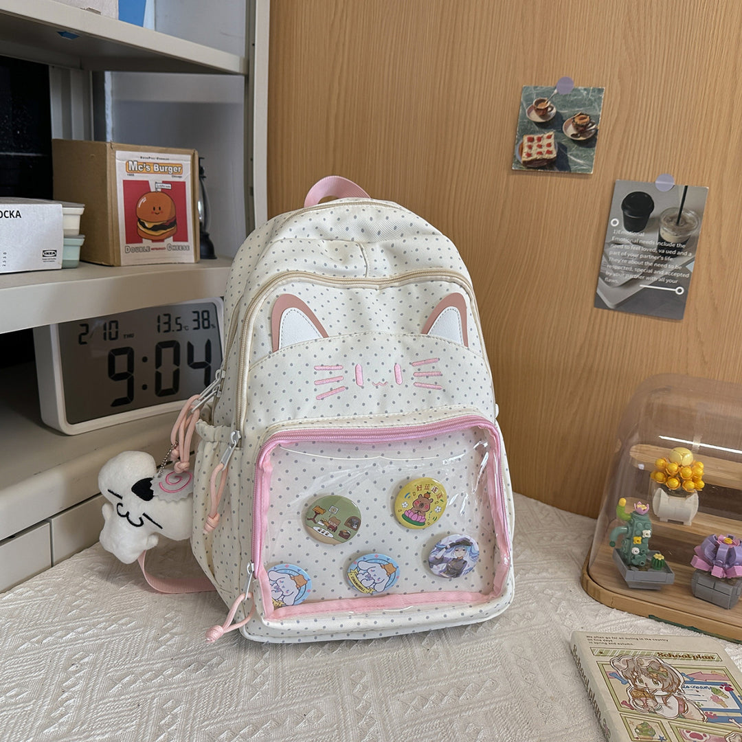 Playful Cat-Themed Backpack