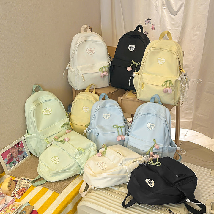 Floral-Embellished Casual Backpack Kalsten