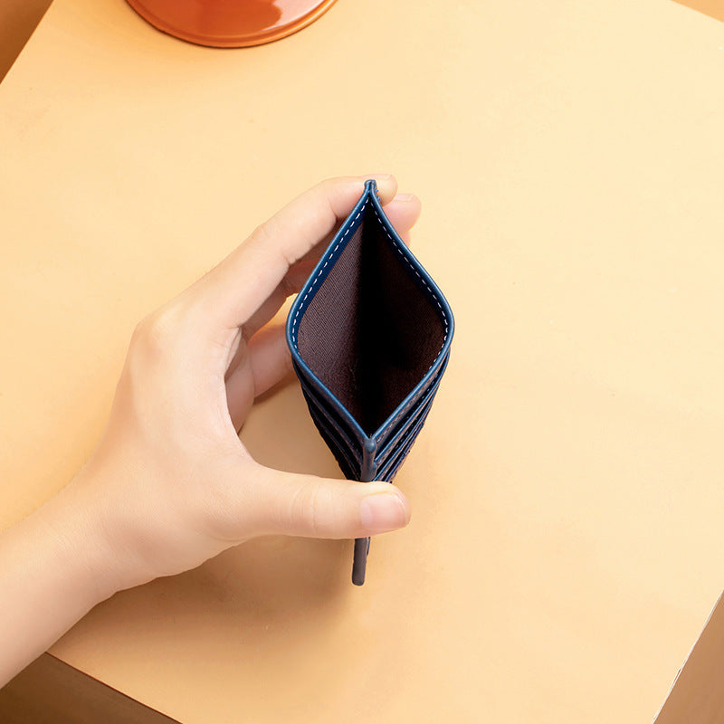 Premium Woven Leather Cardholder Kalsten