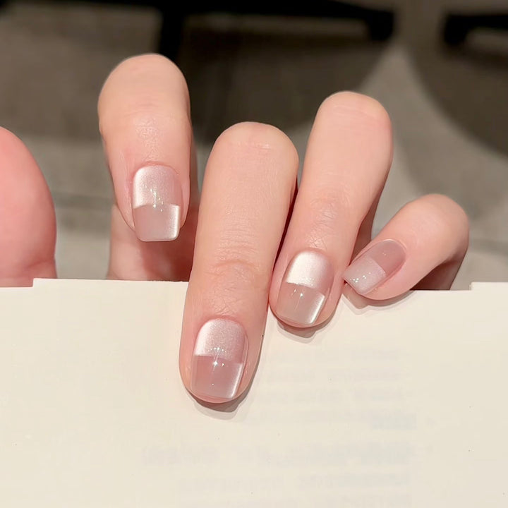 Elegant French Tip Design Press-On Nail Set Kalsten