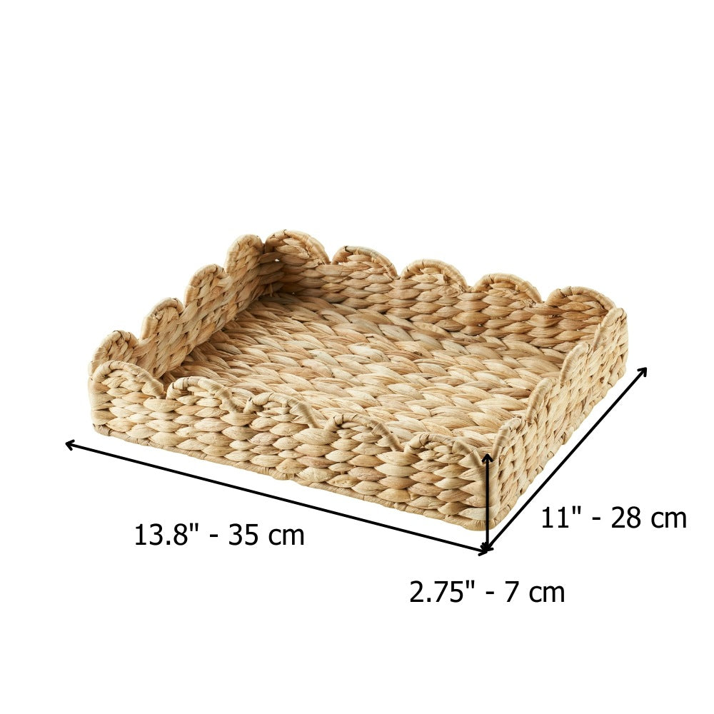 Handcrafted Woven Serving Tray Kalsten