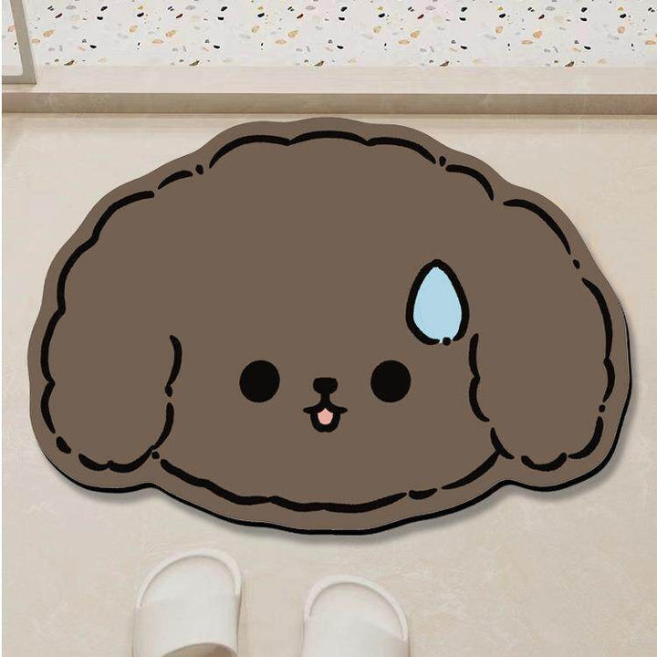 Cute Cat-Themed Bath Mat Kalsten