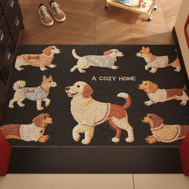 Dog-Themed Decorative Doormat