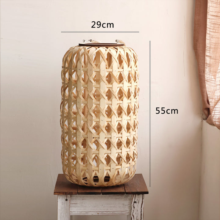 Handcrafted lantern in natural design Kalsten