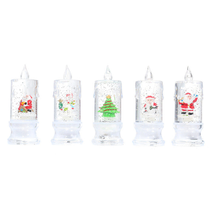 LED Illuminated Christmas Candle Figurine Kalsten
