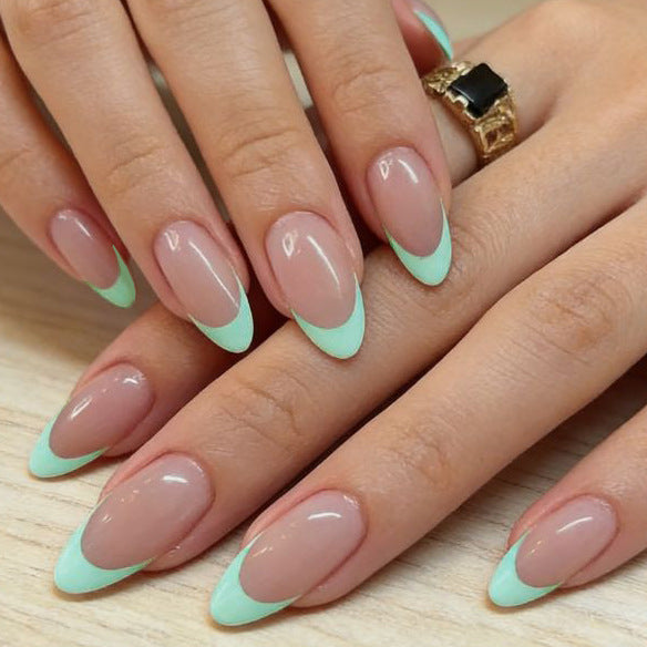 Elegant French Tip Acrylic Nail Enhancements Kalsten 1789915404