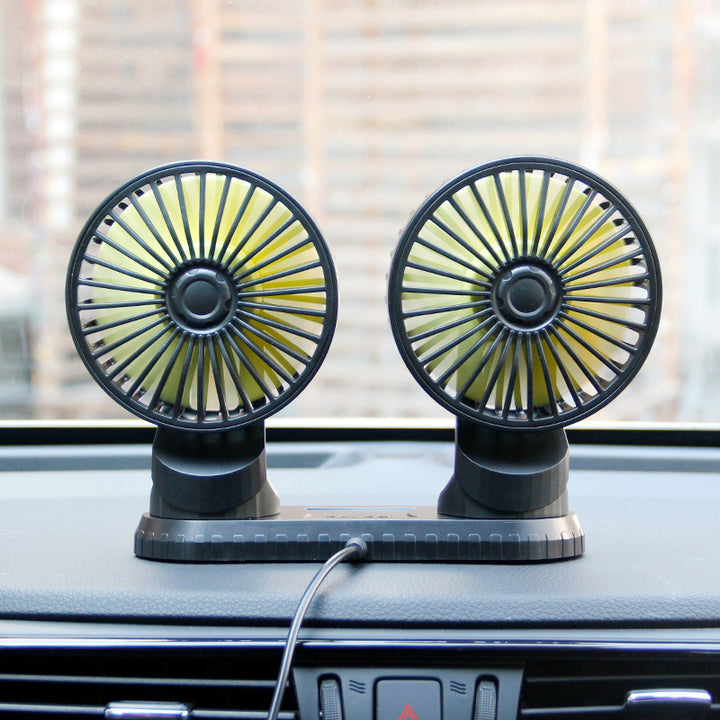 Dual-Head Adjustable Desk Fan Kalsten