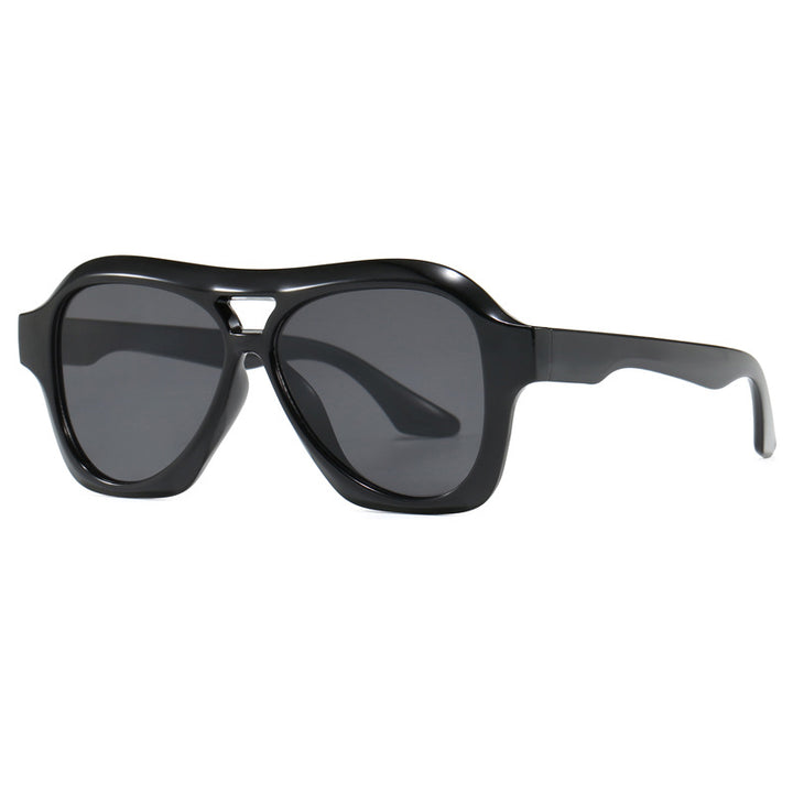 Ladies fashionable sunglasses in innovative design with wide frame Kalsten
