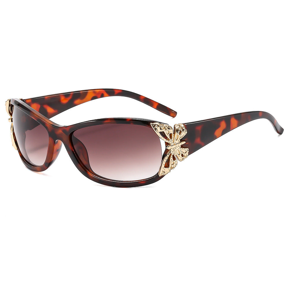 Fashion-Forward Butterfly-Embellished Sunglasses Kalsten