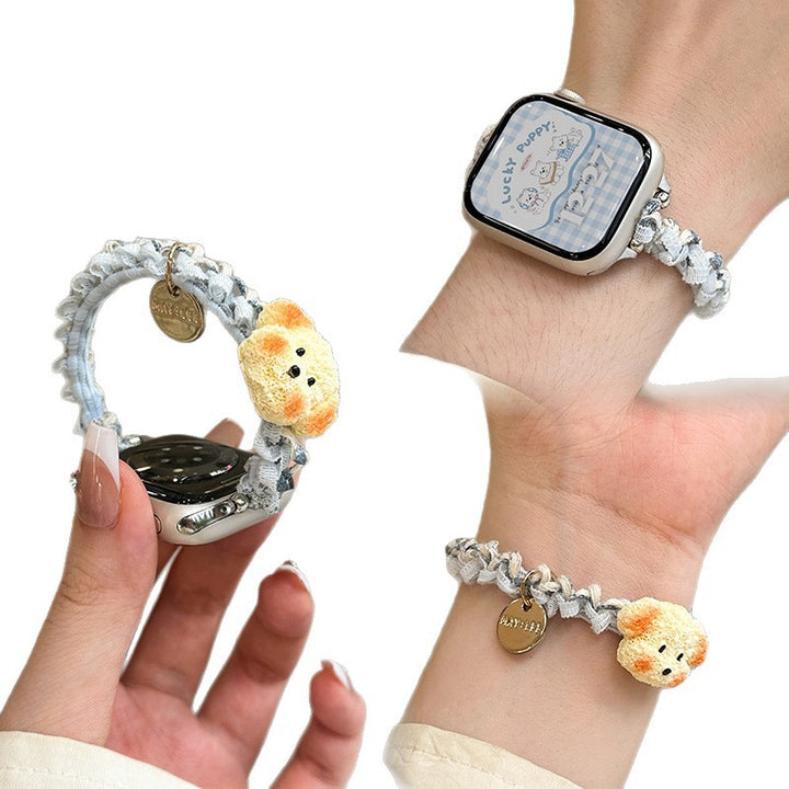 Cute Plush Dog Charm Bracelet Kalsten