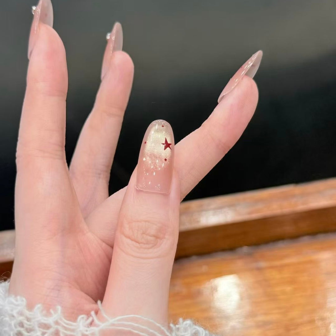 Luxury Glittering Acrylic Nail Art Kalsten