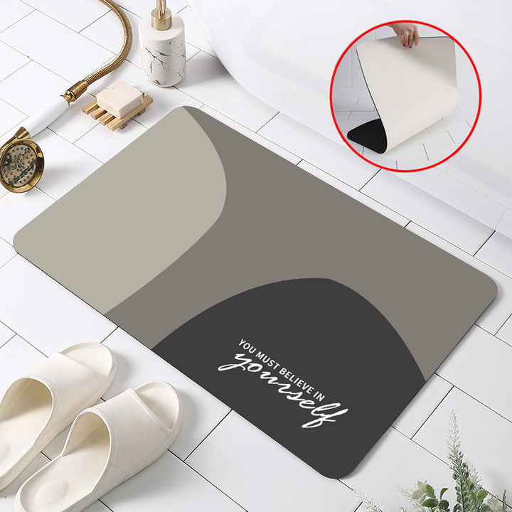 Absorbent Non-Slip Bathroom Mat
