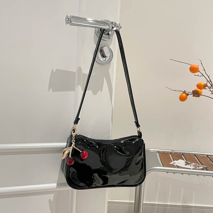 WoGlossy Textured Handheld Crossbody Bag Kalsten