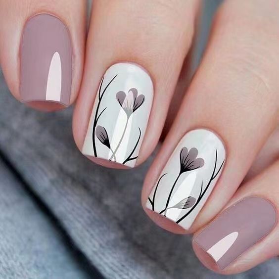 Floral Art Press-On Nail Set Kalsten