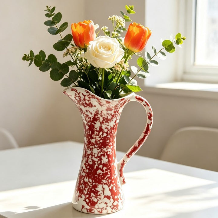 Decorative Floral Pitcher Kalsten
