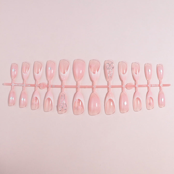 Premium Press-On Nail Set with Decorative Accents Kalsten