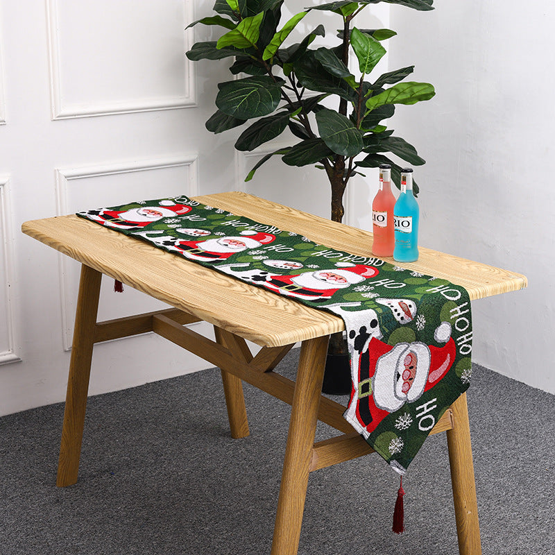 Festive table runner with reindeer motif Kalsten